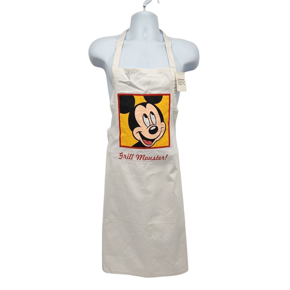 NWT Walt Disney World Mickey Mouse Embroidered Grilling Apron Men's OS